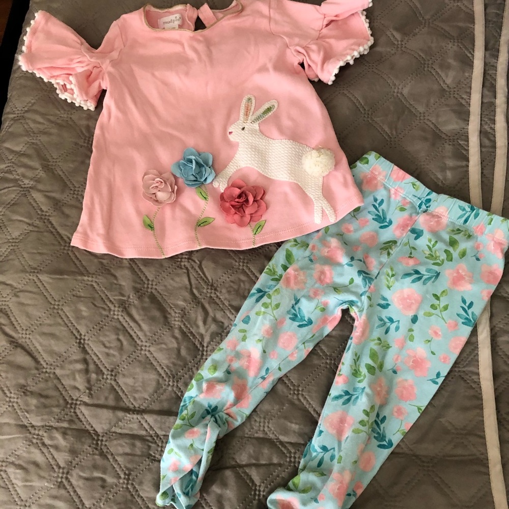 Mud Pie Bunny Set